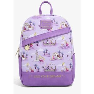 Loungefly Disney Tangled Rapunzel Scenes Mini Backpack New
